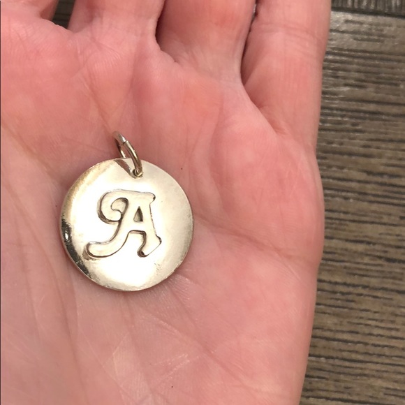 Larry Wilkes Sterling Round “A” Initial Charm NWOT - Picture 4 of 8